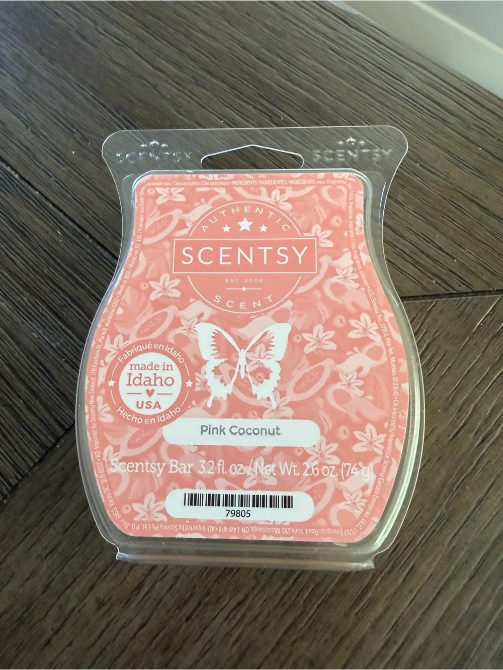 Scentsy Pink Coconut Wax Bar